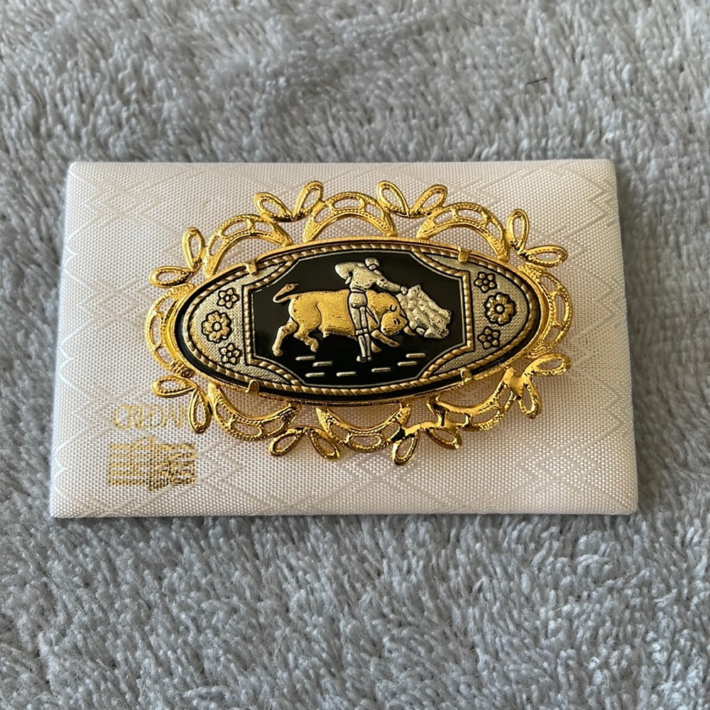 Credan Damascene Brooch